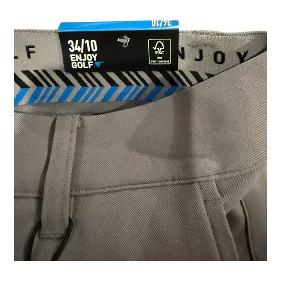 PUMA Men’s Golf Shorts 34 Gray Stretch Waistband UPF 50+ Moisture Wicking - Picture 3 of 9